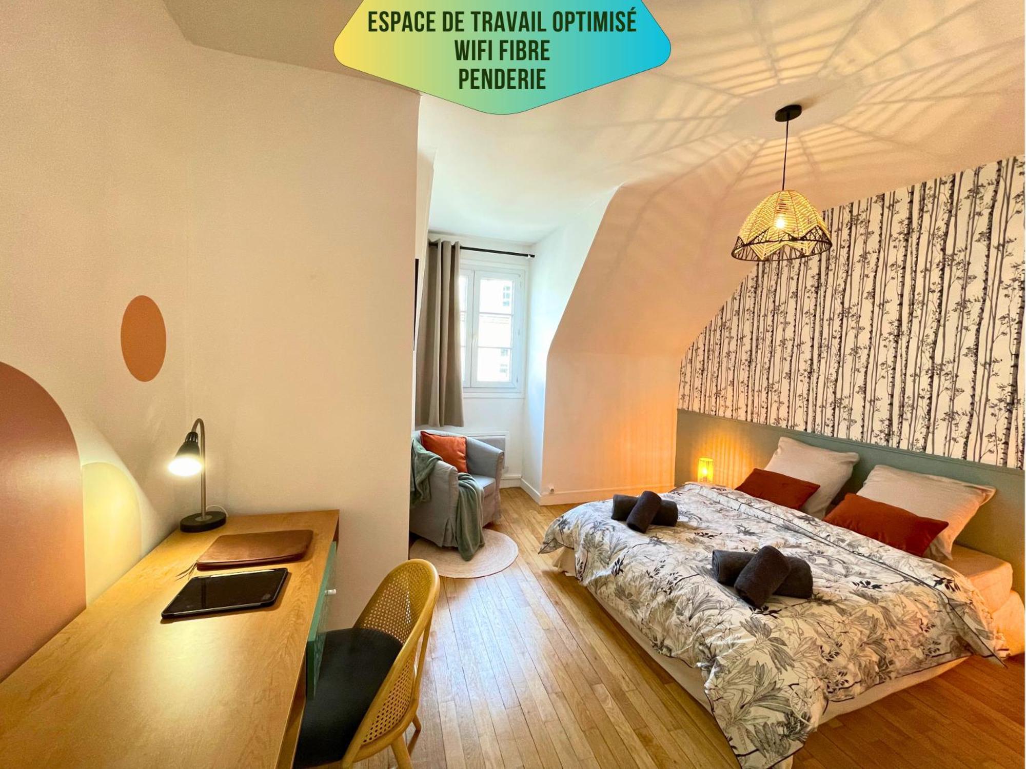 Le Corneille - Ideal Pros & Couples - Centre Historique - Chateau 5Min - Gare 10Min - Au Calme - Fibre Compiegne Luaran gambar